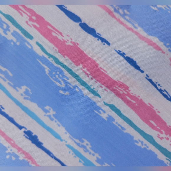 Smart Time Vintage Cotton Poly Embroidered Tulip House Spring Dress Medium - Picture 13 of 13